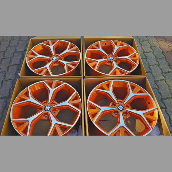 elektrony original r19 alu kola 5x112 audi seat skoda vw